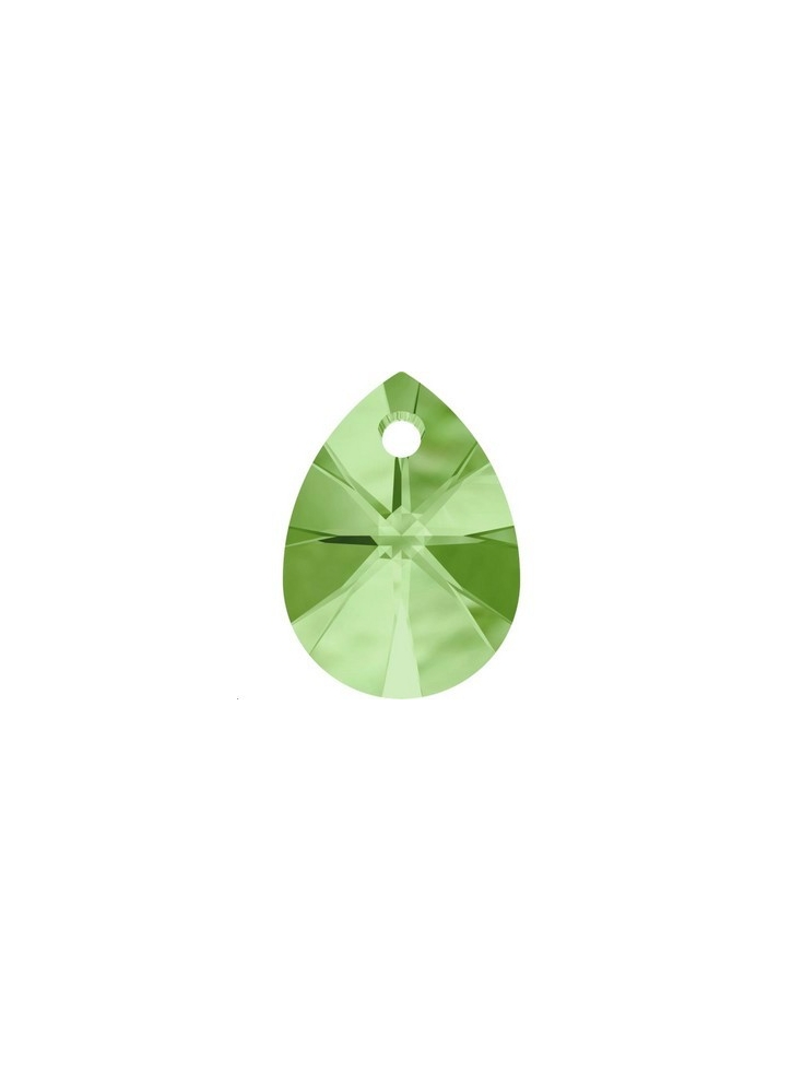 mini pear pendant 12mm peridot  Mini pear pendants (6128)- 2