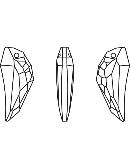 Pendentif pegasus 50mm jet  Pendentifs Pégasus (6150)- 3