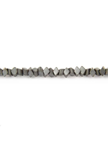 Hématite losange 3x1,5mm  Les Formes diverses en lot- 1