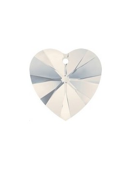 pendentif Xilion heart 28mm wh Pendentifs coeur 40mm- 1