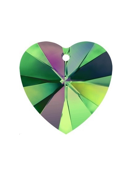 Coeur 18X17,5 Vitrail medium  Pendentifs coeur 18mm- 1 2