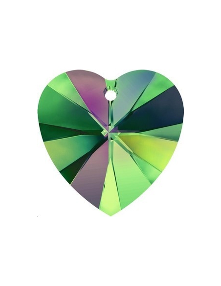 Coeur 18X17,5 Vitrail medium  Pendentifs coeur 18mm- 2