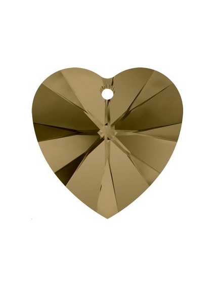 Pendentif Xilion heart 18mm cr  Pendentifs coeur 18mm- 1 2