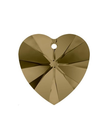 Pendentif Xilion heart 18mm cr  Pendentifs coeur 18mm- 2 Pendentif Xilion heart 18mm cr  Pendentifs coeur 18mm- 2