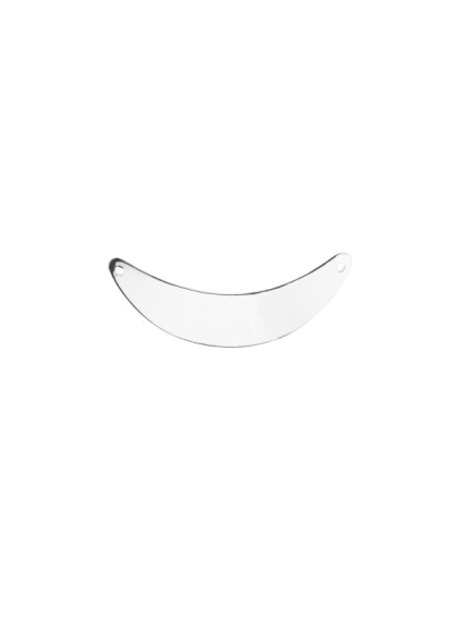 Plastron croissant 33x8mm 2 trous  Pampilles- 1