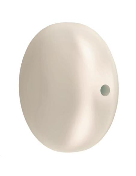 Perle nacrée plate 14mm cream  Perles nacrées plates Swarovski® (5860)- 2