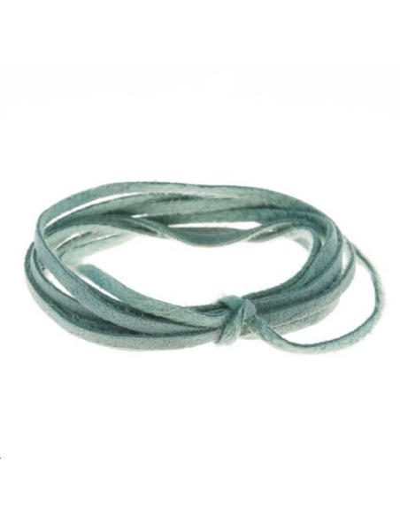 Suédine 2mm turquoise  Suédine 2mm- 1