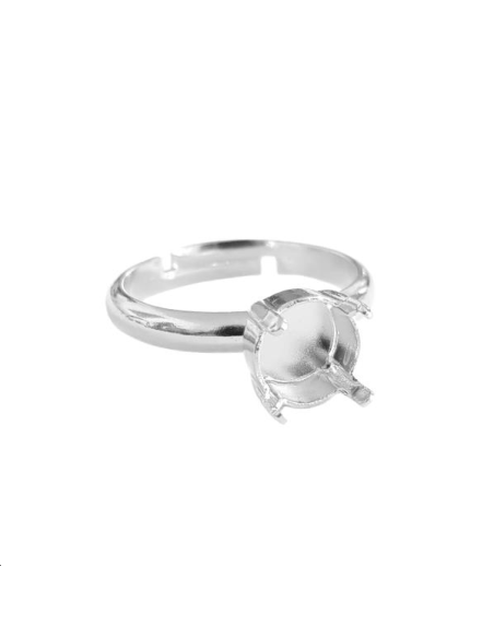 Corps de bague avec sertissure rond  Bagues- 1