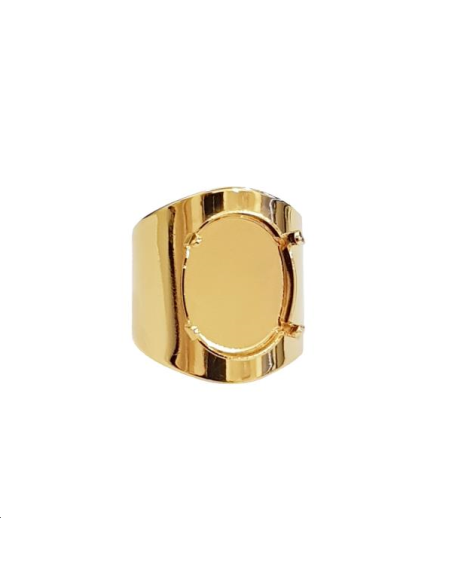 bague avec sertissure Baroque Mirro  Bagues- 1