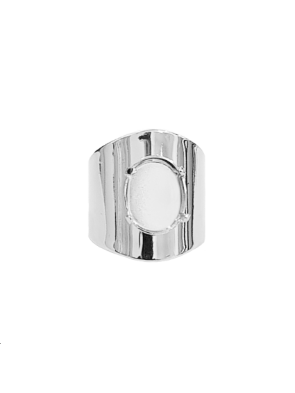 bague avec sertissure Baroque Mirro  Bagues- 1
