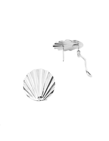 Boucles d'oreilles cercle ondulé 20  Boucles d'oreilles- 1