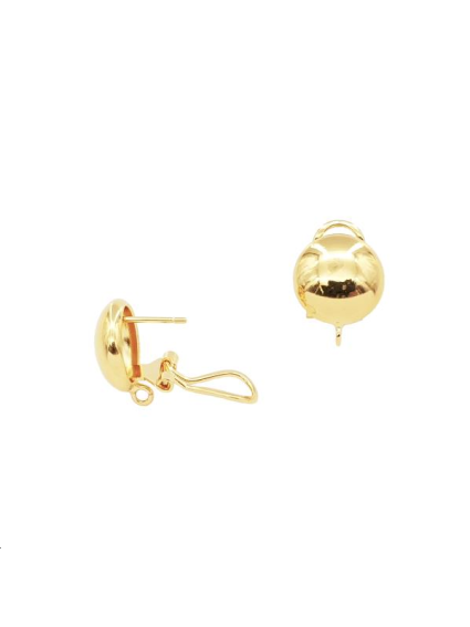 Boucles d'oreilles demi cercle bomb  Boucles d'oreilles- 1