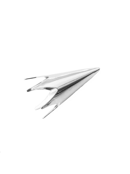 Coupelle cône lisse 39x20mm plaqué   Coupelles- 1