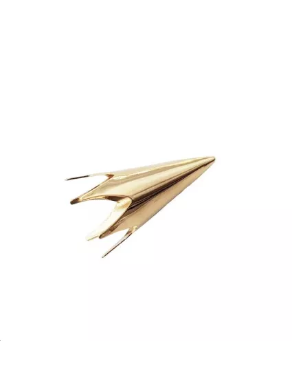 Coupelle cône lisse 30x16mm doré  Coupelles- 1