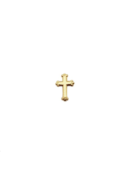 Croix travaillée à coller 10x7mm  Pampilles- 1
