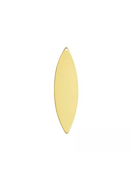 navette 1tr 50x14mm doré  Pampilles- 1