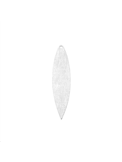 Pendentif allongé strié 47x12mm 1 t  Pendentifs- 1