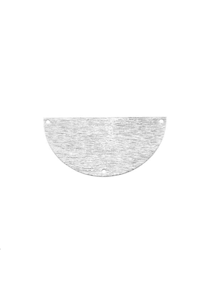 Pendentif demi cercle strié 40mm 3   Pendentifs- 1