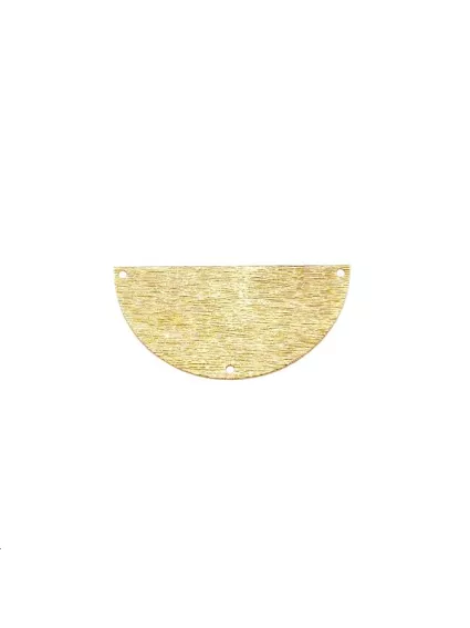 Pendentif demi cercle strié 30mm 3   Pendentifs- 1