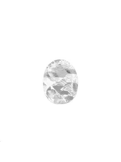 Pendentif oval roc 24x19mm 1 trou p  Pendentifs- 1