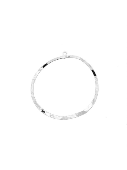Pendentif cercle roc 45mm 1 anneau   Pendentifs- 1
