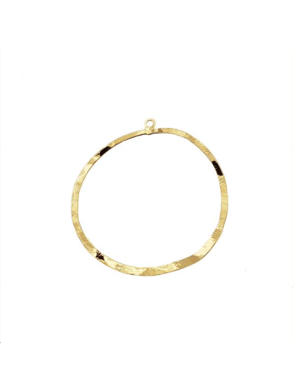 Pendentif cercle roc 45mm 1 anneau   Pendentifs- 1