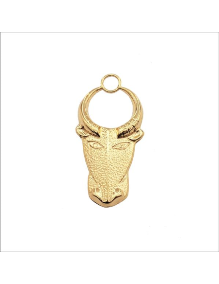 Pendentif buffle 50x25mm 1 anneau d  Pendentifs- 1 Pendentif buffle 50x25mm 1 anneau d  Pendentifs- 1