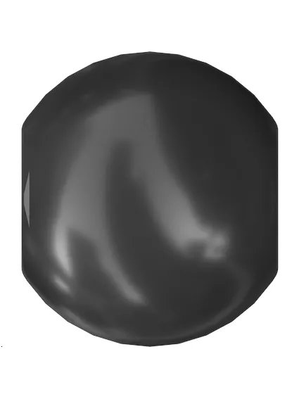 Nacre ronde 8mm black  Nacrées ronde 8mm- 1