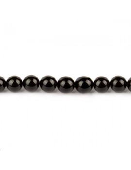 Onyx rond 14mm Les perles rondes 14-15mm en lot- 1
