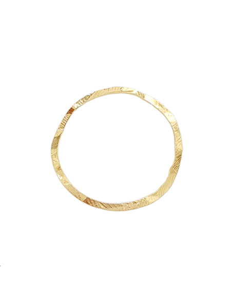 Anneau rock 37mm doré  Pendentifs- 1 Anneau rock 37mm doré  Pendentifs- 1