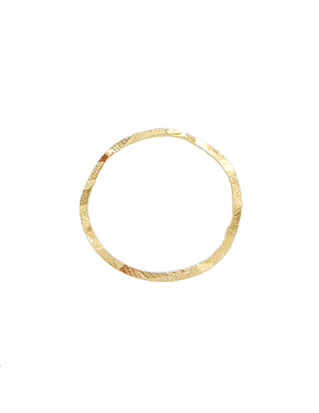 Anneau rock 26 mm doré  Pendentifs- 1 Anneau rock 26 mm doré  Pendentifs- 1