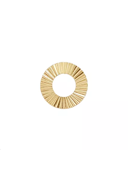 Disque estampé décor rayons 25 mm    Pendentifs- 1