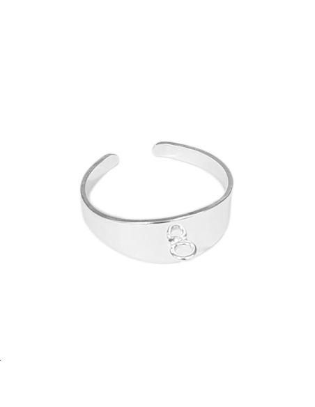 Bague réglable avec anneau 7mm   Bagues- 1 Bague réglable avec anneau 7mm   Bagues- 1