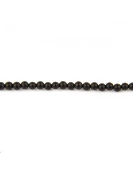 Onyx rond 2mm Les perles rondes 2-3mm en lot- 1