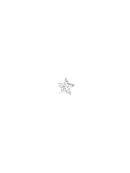 Pièce décor à coller étoile 6,5mm   Pièces à coller- 1