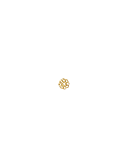 Pièce décor à coller fleur estampée  Pièces à coller- 1
