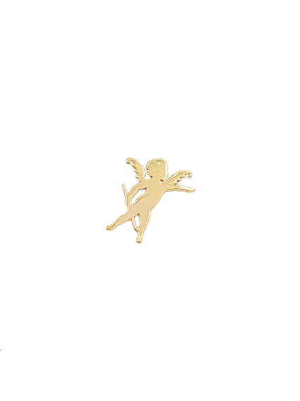 Cupidon 23x19mm 1 trou doré  Pendentifs- 1