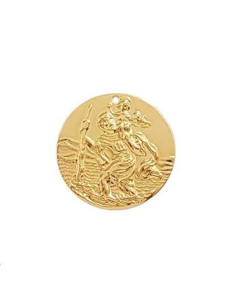 Pendentif médaille Saint Christophe  Pendentifs- 1