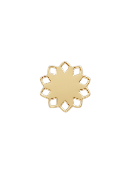 Pendentif filigrane lisse rosace   Pendentifs- 1