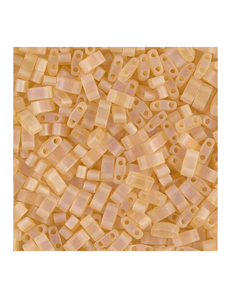 Half Tila Miyuki Mat Tr Light Topaz  Half Tila Miyuki- 1 Half Tila Miyuki Mat Tr Light Topaz  Half Tila Miyuki- 1