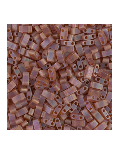 Half Tila Miyuki Mat Tr Dark Topaz   Half Tila Miyuki- 1 Half Tila Miyuki Mat Tr Dark Topaz   Half Tila Miyuki- 1