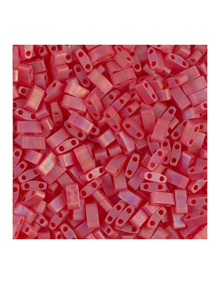 Half Tila Miyuki Mat Tr Red Orange   Half Tila Miyuki- 1 Half Tila Miyuki Mat Tr Red Orange   Half Tila Miyuki- 1