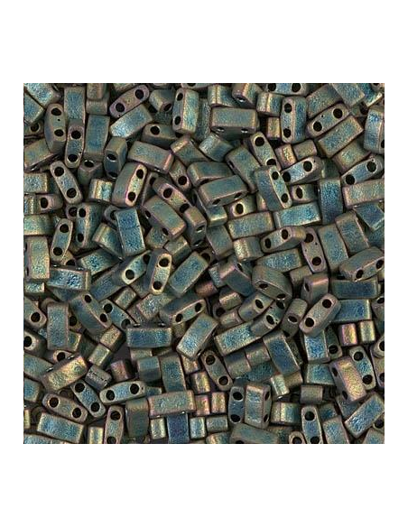 Half Tila Miyuki Mat Met Patina Iri  Half Tila Miyuki- 1 Half Tila Miyuki Mat Met Patina Iri  Half Tila Miyuki- 1