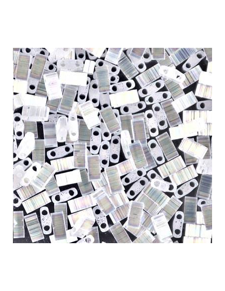 Half Tila Miyuki Crystal AB Silk Sa  Half Tila Miyuki- 1 Half Tila Miyuki Crystal AB Silk Sa  Half Tila Miyuki- 1