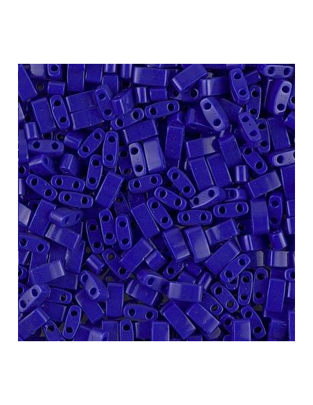 Half Tila Miyuki Opac Cobalt   Half Tila Miyuki- 1
