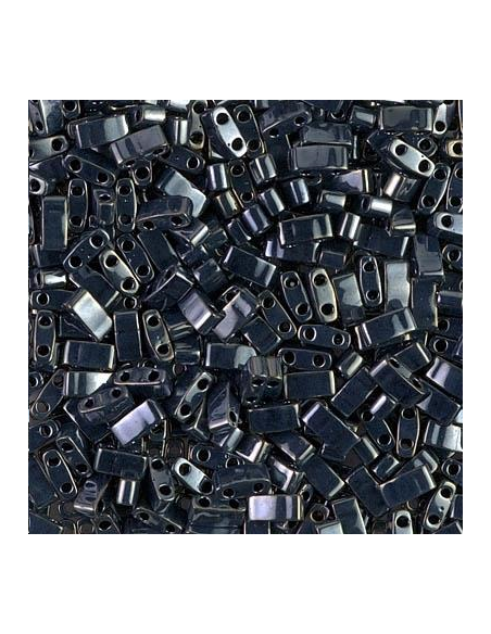 Half Tila Miyuki Light Gunmetal   Half Tila Miyuki- 1