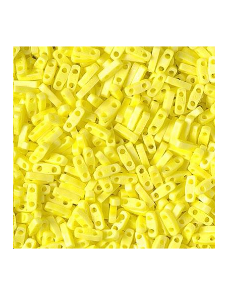 Quarter Tila Miyuki Mat Opac Yellow  Quarter Tila Miyuki- 1 Quarter Tila Miyuki Mat Opac Yellow  Quarter Tila Miyuki- 1