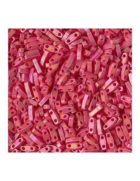 Quarter Tila Miyuki Mat Opac Red AB  Quarter Tila Miyuki- 1 Quarter Tila Miyuki Mat Opac Red AB  Quarter Tila Miyuki- 1