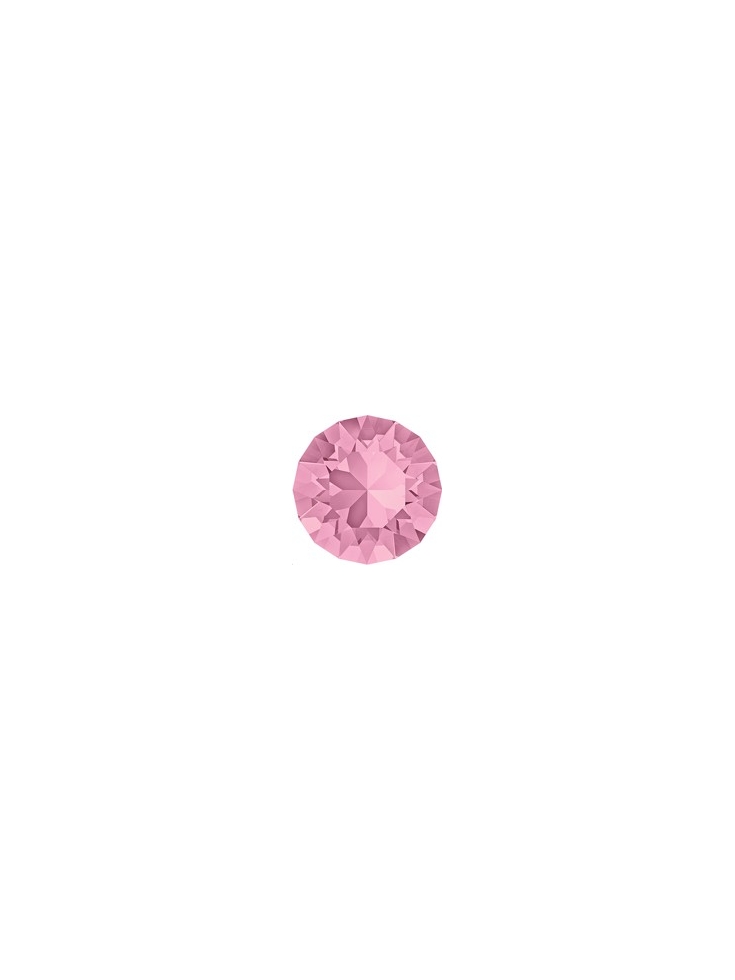 Xirius chaton 8mm light rose foiled  Strass à culot Xirius chaton 8mm (1088)- 1