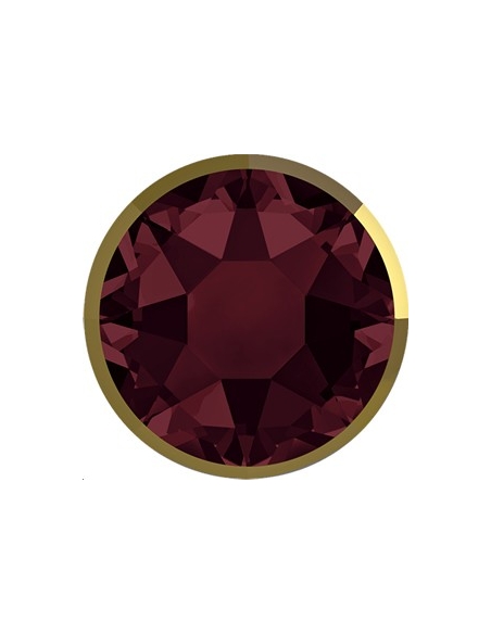 Rimmed flat back 4,8mm hotfix  Strass plat hotfix Rimmed flat back (2078)- 2